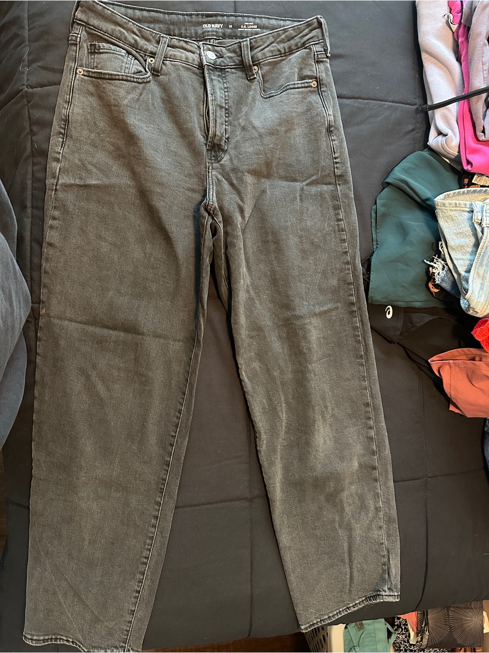 Old Navy Black High-Rise O.G. Loose Jeans